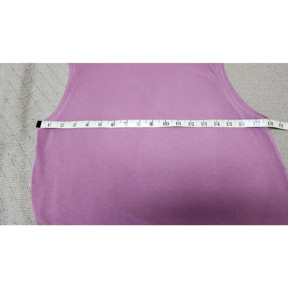 White Stag Vintage Lavender Stretchy Sleeveless Turtleneck Women's Size Small - Picture 4 of 8